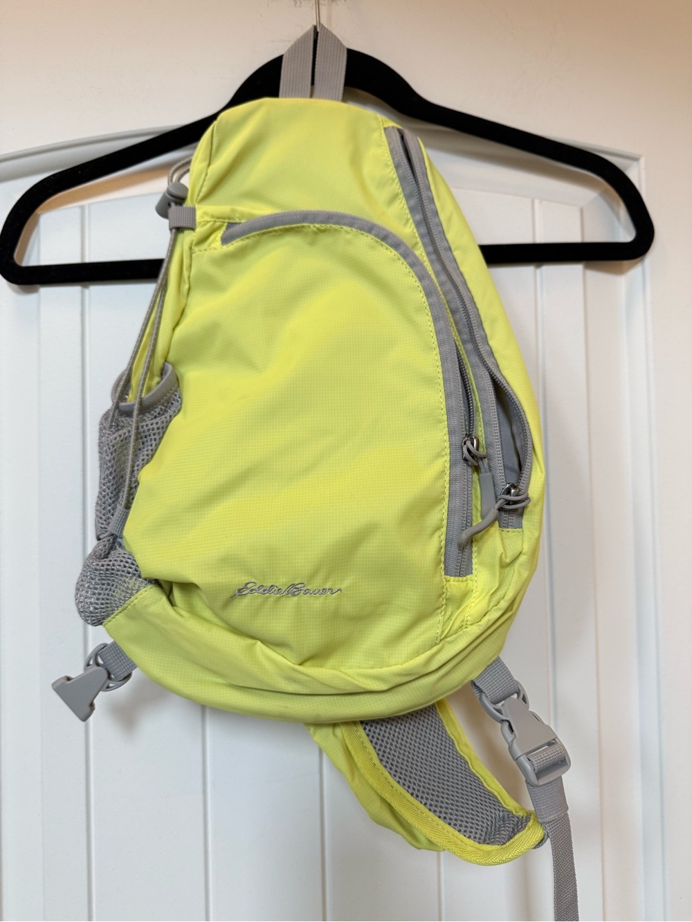 Eddie Bauer Neon Lime Sling Backpack